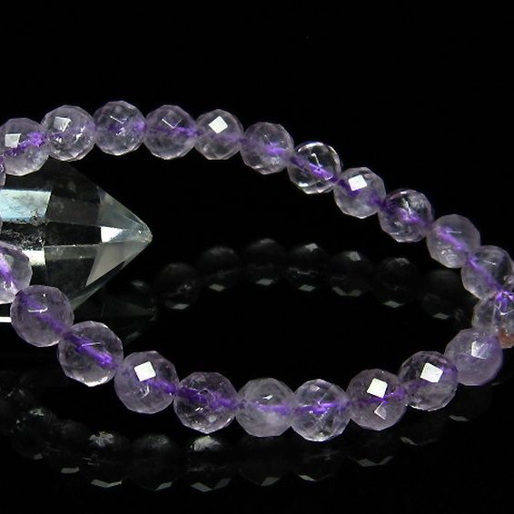 アメジスト ブレスレット 8mm [T404-498]