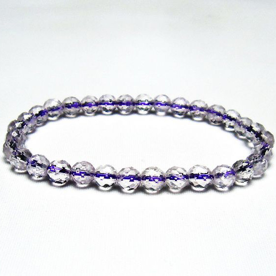 アメジスト ブレスレット 6mm [T404-927]