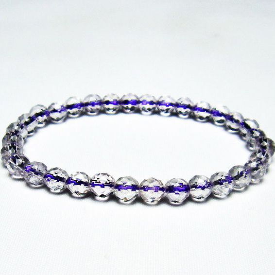 アメジスト ブレスレット 6mm [T404-930]