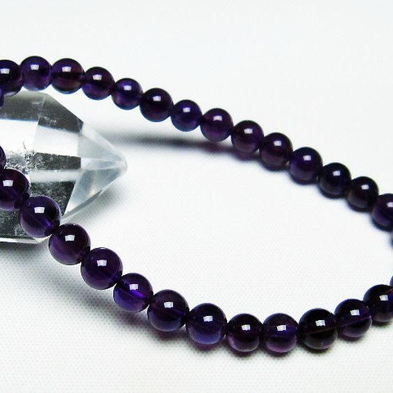 アメジスト ブレスレット 6mm [T406-3221]