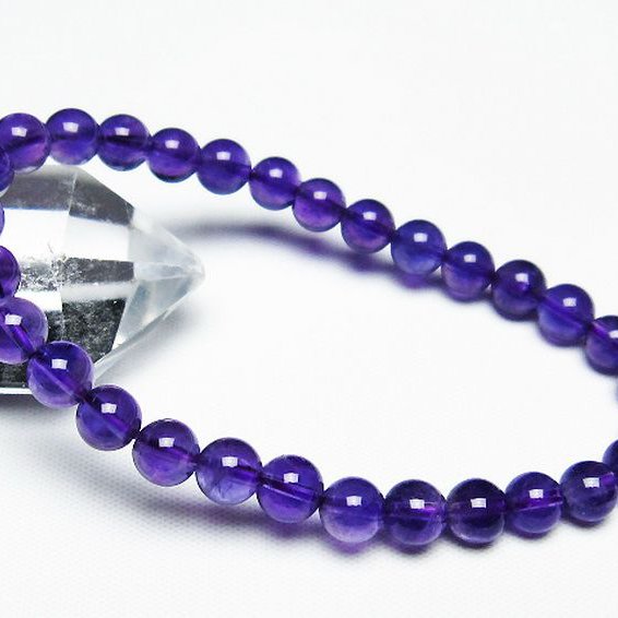 アメジスト ブレスレット 6mm [T406-3394]