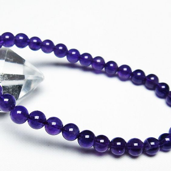 アメジスト ブレスレット 6mm [T406-3398]