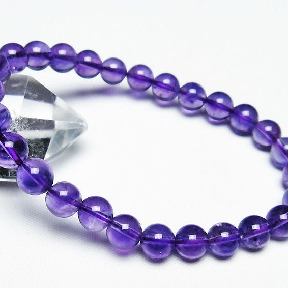 アメジスト ブレスレット 7mm [T406-3414]
