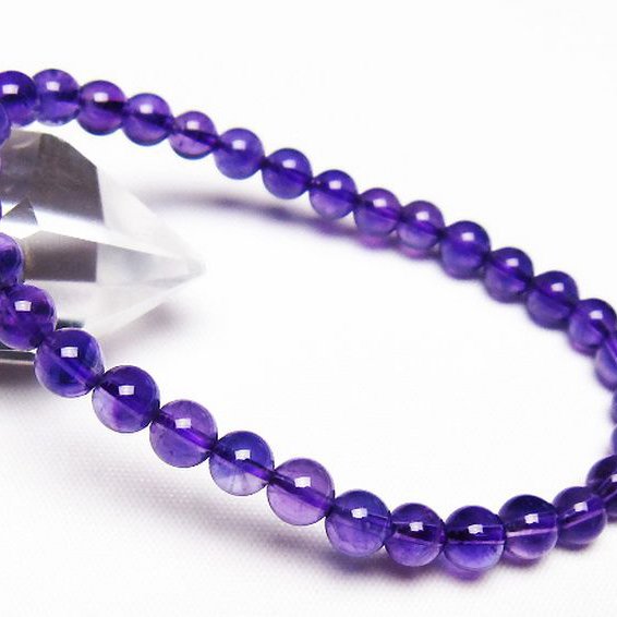アメジスト ブレスレット 6mm [t406-3569]