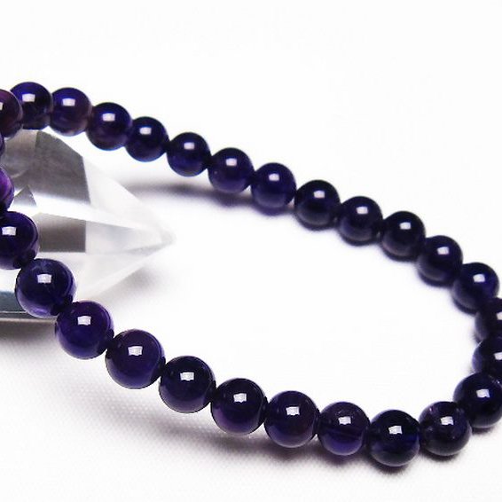 アメジスト ブレスレット 6mm [t406-3577]