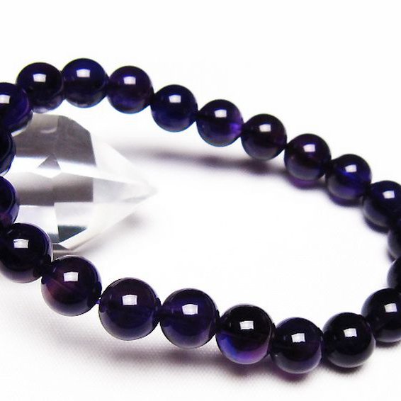 アメジスト ブレスレット 9mm [T406-3619]