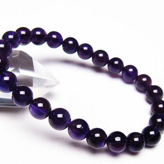 アメジスト ブレスレット 8mm [T406-3628]