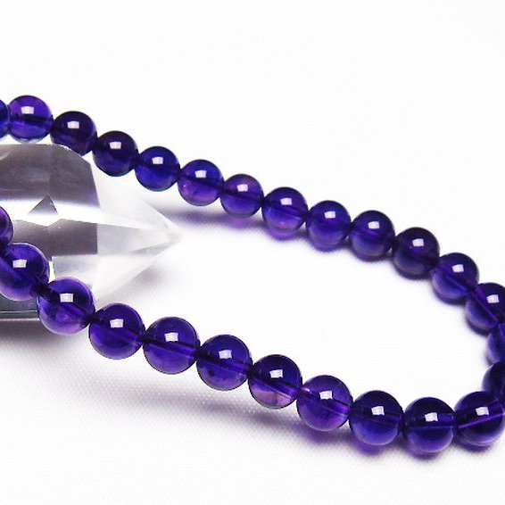 アメジスト ブレスレット 7mm [T406-3639]