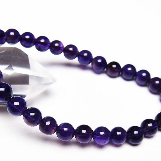 アメジスト ブレスレット 7mm [T406-3641]