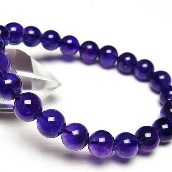 アメジスト ブレスレット 9mm [t406-3759]