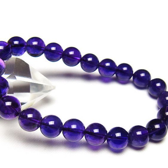 アメジスト ブレスレット 9mm [t406-3814]