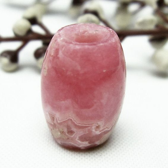 インカローズ ロードクロサイト 天珠[T407-1302]