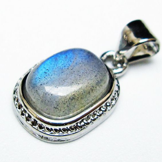 ラブラドライト ペンダント [T409-3957]