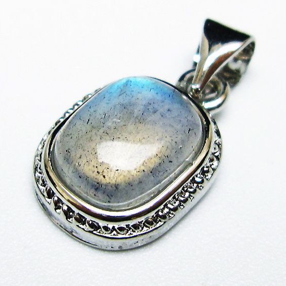 ラブラドライト ペンダント [T409-3981]