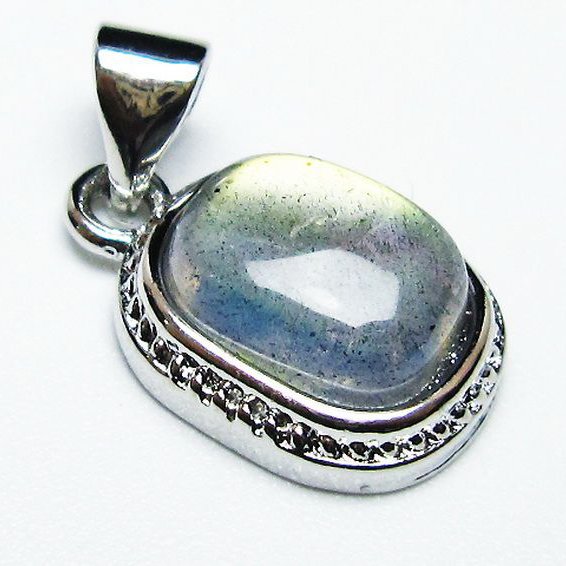 ラブラドライト ペンダント [T409-4067]