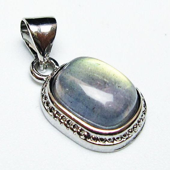 ラブラドライト ペンダント [T409-4077]