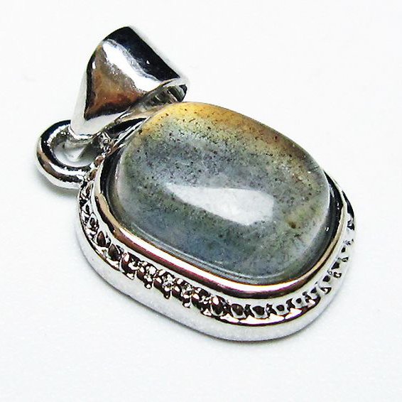 ラブラドライト ペンダント [T409-4086]