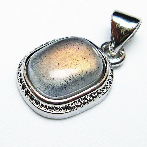 ラブラドライト ペンダント [T409-4100]