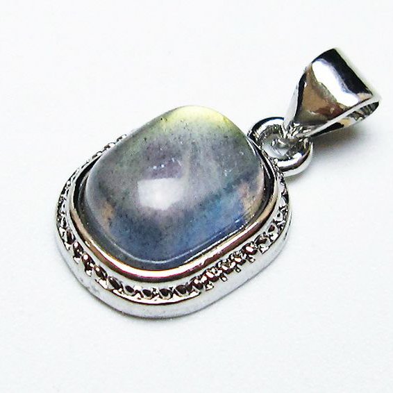 ラブラドライト ペンダント [T409-4116]