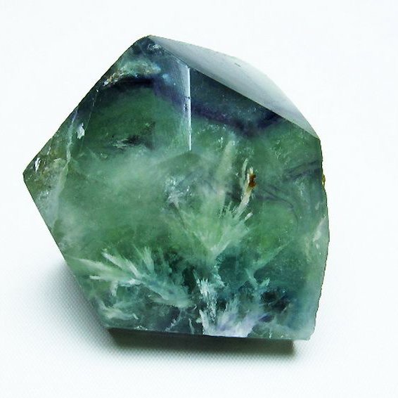 エンジェルフェザー フローライト 原石 [t41-1351]