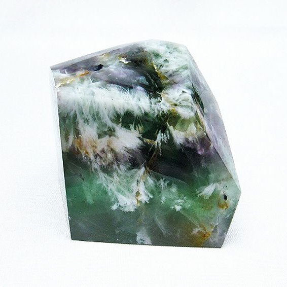 エンジェルフェザー フローライト 原石[T41-1591]