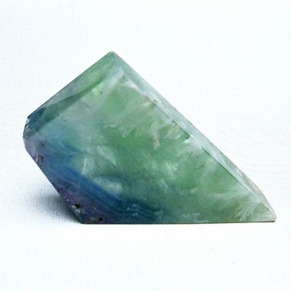 エンジェルフェザー フローライト 原石 [t41-1627]