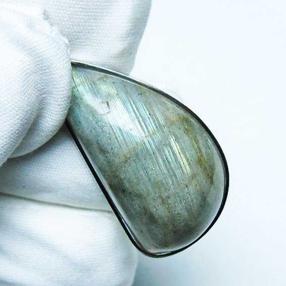 ラブラドライト ペンダント [T413-4100]