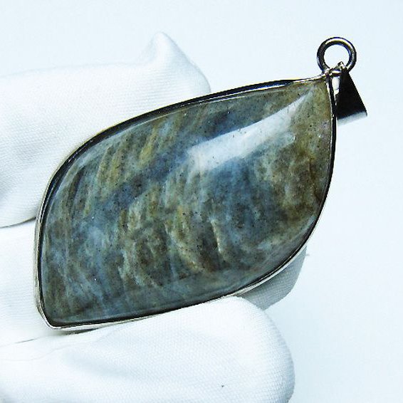 ラブラドライト ペンダント [T413-4164]