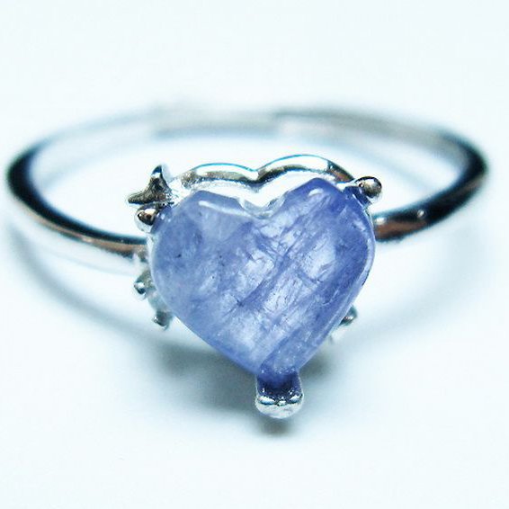 タンザナイトハート 指輪 (14号)[T417-1141]