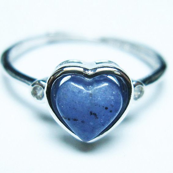 タンザナイトハート 指輪 (13号)[T417-1224]