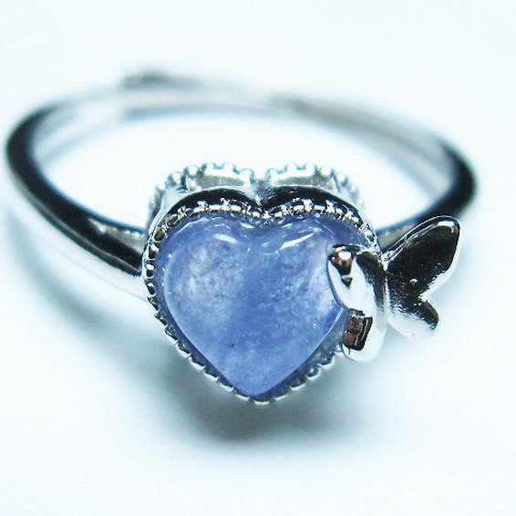 タンザナイトハート 指輪 (13号)[T417-1275]