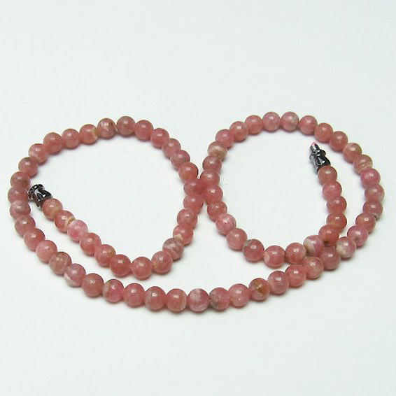 インカローズロードクロサイトネックレス5mm