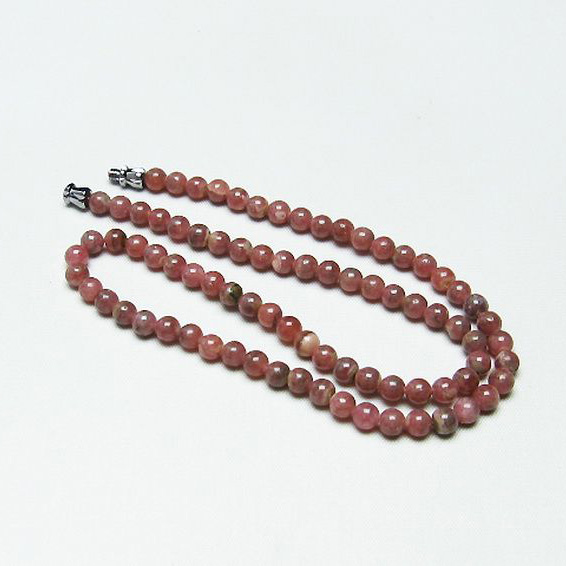 インカローズ ロードクロサイト ネックレス 5mm [T423-1465]