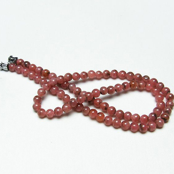 インカローズ ロードクロサイト ネックレス 5mm [T423-1485]