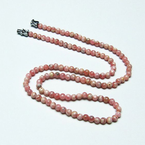 インカローズ ロードクロサイト ネックレス 4mm [T423-1576]