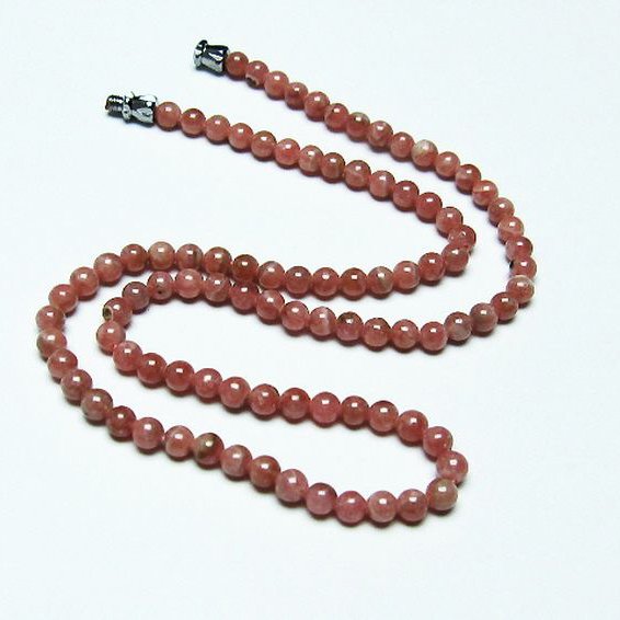 インカローズ ロードクロサイト ネックレス 4mm [T423-1644]