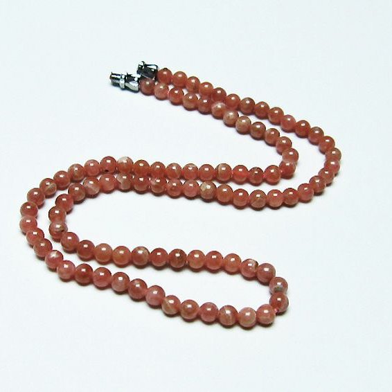 インカローズ ロードクロサイト ネックレス 4mm [T423-1651]