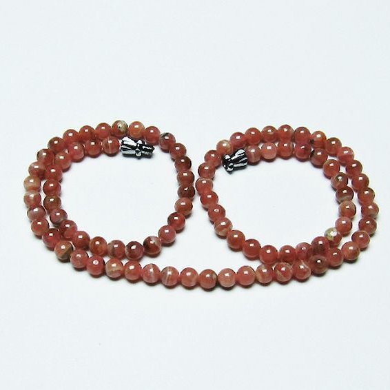 インカローズ ロードクロサイト ネックレス 5mm [T423-1702]