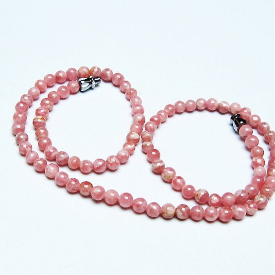 インカローズ ロードクロサイト ネックレス 5mm [T423-1750]