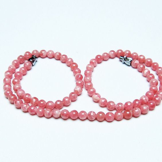 インカローズ ロードクロサイト ネックレス 5mm [T423-1754]