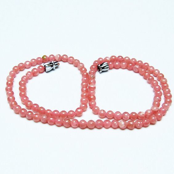 インカローズ ロードクロサイト ネックレス 4mm [T423-1809]