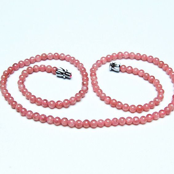 インカローズ ロードクロサイト ネックレス 4mm [T423-1890]