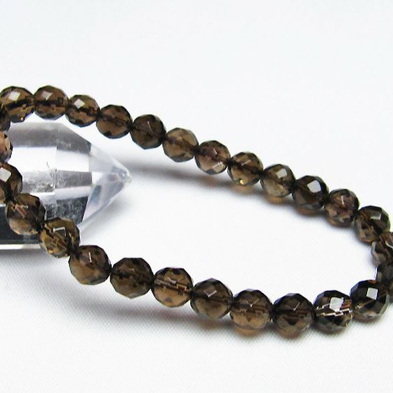 ライトニング水晶 ブレスレット 7mm [T425-1968]