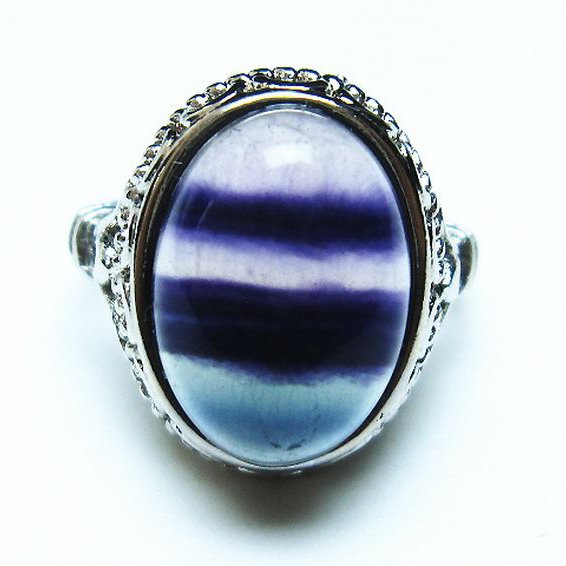 フローライト  指輪 (13号)[T426-7760]