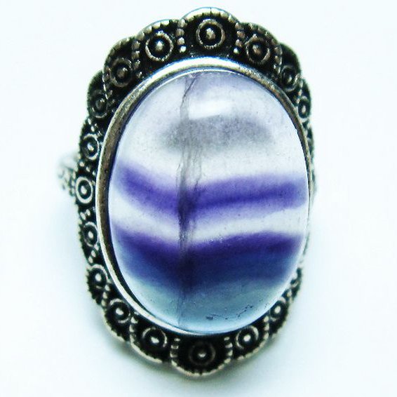 フローライト 指輪 (12号)[T426-7984]