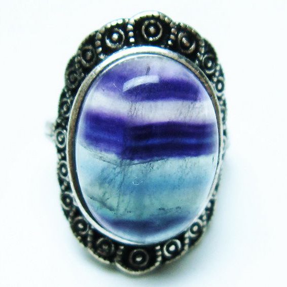 フローライト 指輪 (12号)[T426-7985]