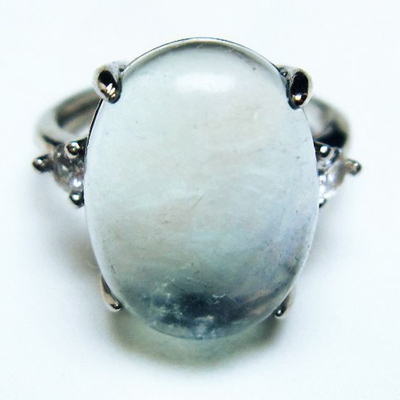 フローライト 指輪 (18号)[T426-8416]