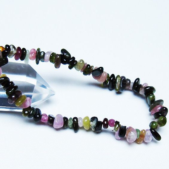 ミックスカラートルマリン ブレスレット [T429-1014]