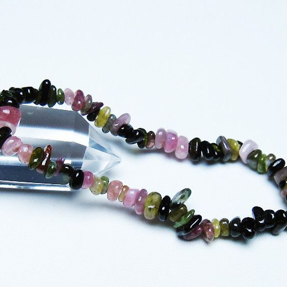 ミックスカラートルマリン ブレスレット [T429-1062]