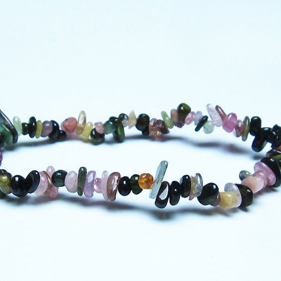 ミックスカラートルマリン ブレスレット [T429-733]